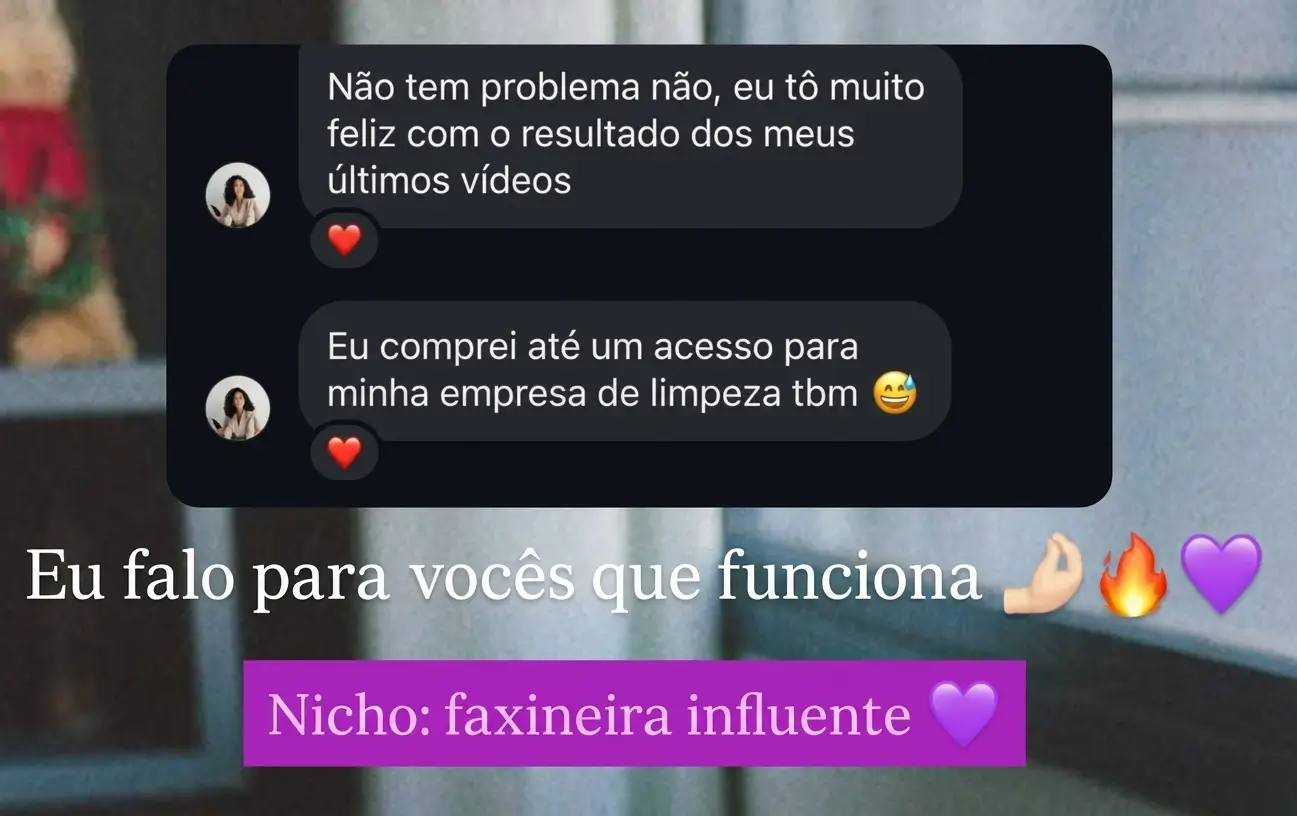 Depoimento 18 de cliente do Cresça com Reels