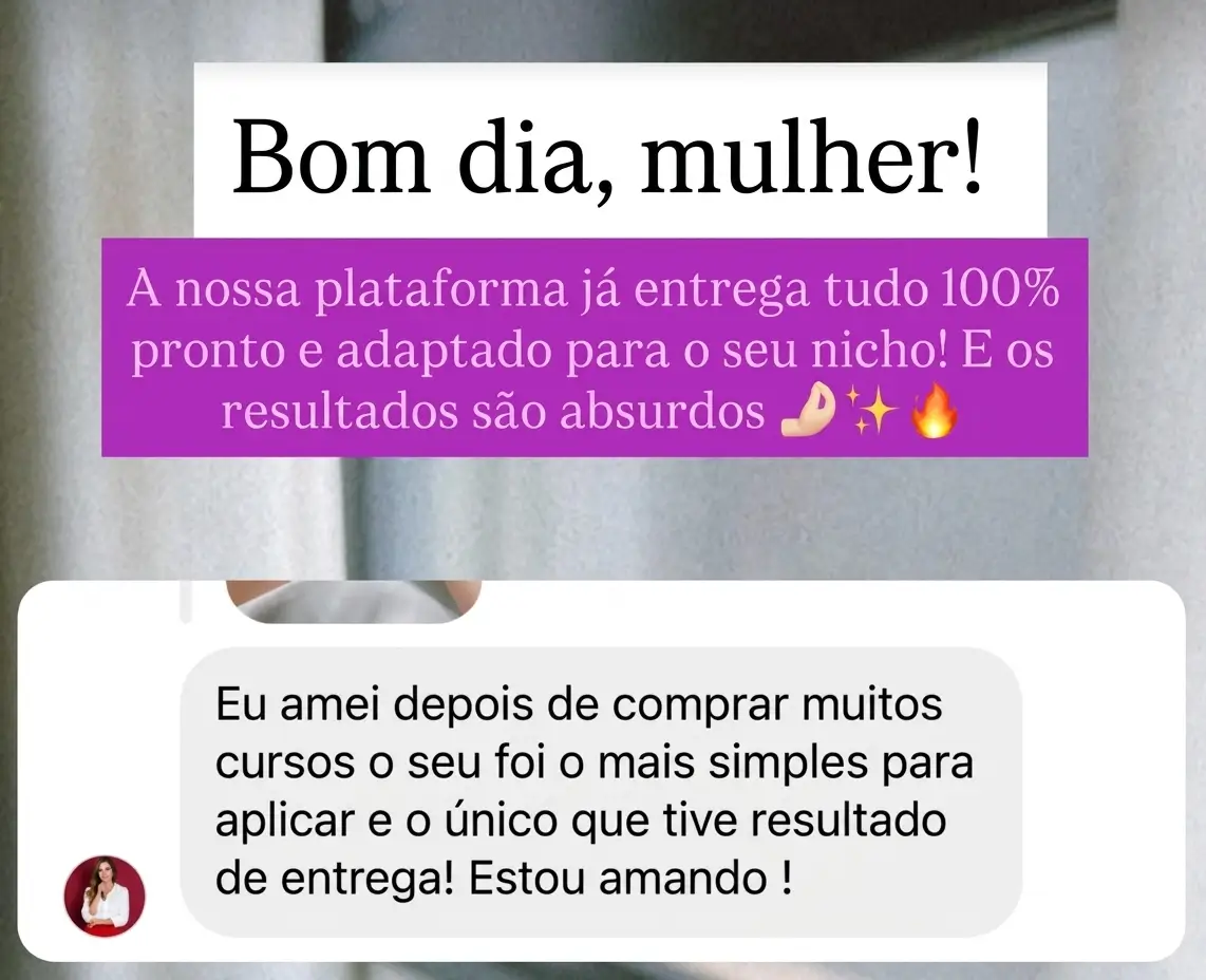 Depoimento 22 de cliente do Cresça com Reels