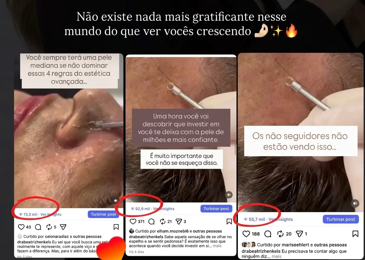 Depoimento 42 de cliente do Cresça com Reels